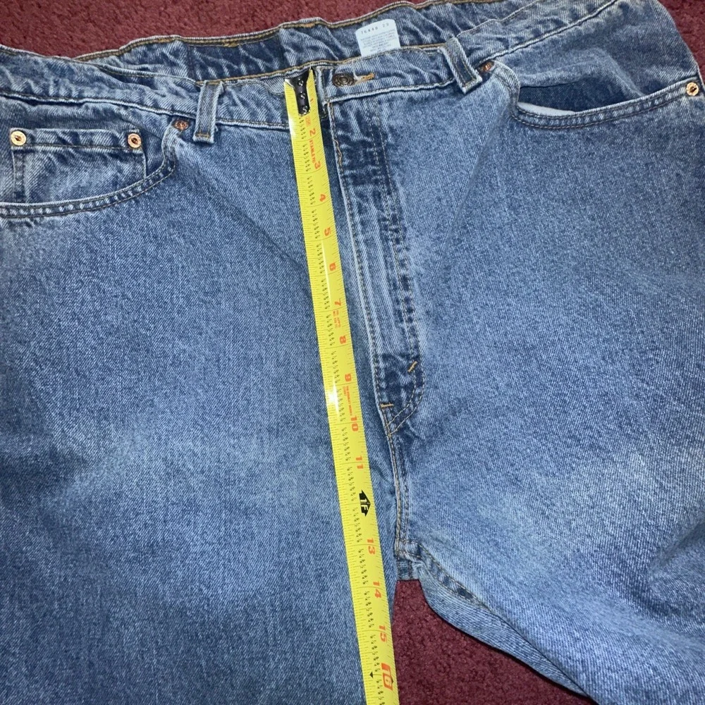 Vintage Levi's 505 Regular Fit Straight Leg Jeans Fit 40/32 Blue Denim USA Made